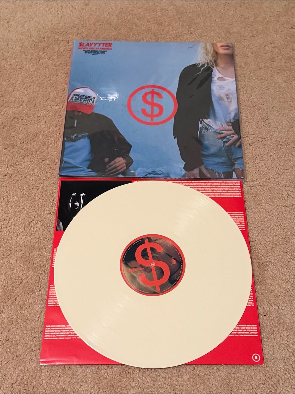 Slayyyter Worst Girl In America Graffiti Records Bone Vinyl LP